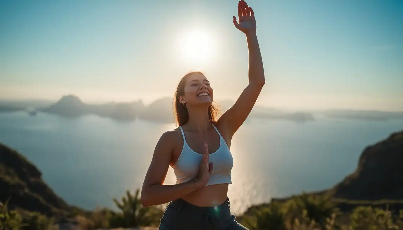 Yoga session